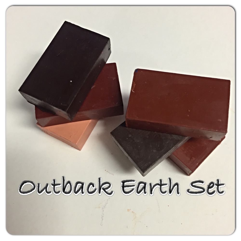 # Outback Earth Set - Encaustic Wax Kit # Outback Earth Set - Encaustic Wax Kit